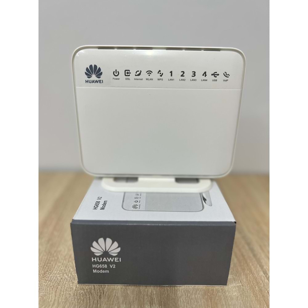 Yeni Huawei HG658 V2 300Mbps Vdsl2/Adsl2 Modem (Kutulu-Yenilenmiş)