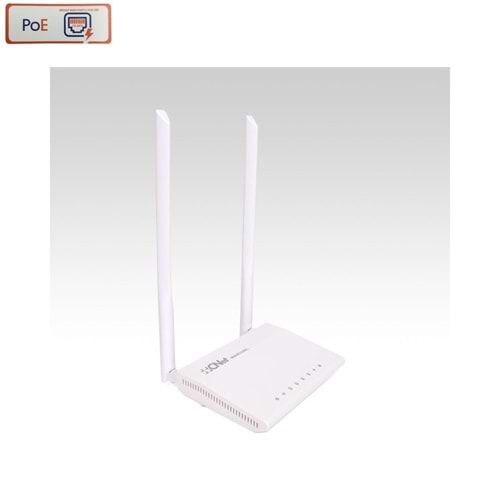 Reverse Poe CNet WNIR 3300 L AP 4 Port 300Mbps 2x7dBi Antenli Router (12 V 1 A Adaptörlü Poeli)